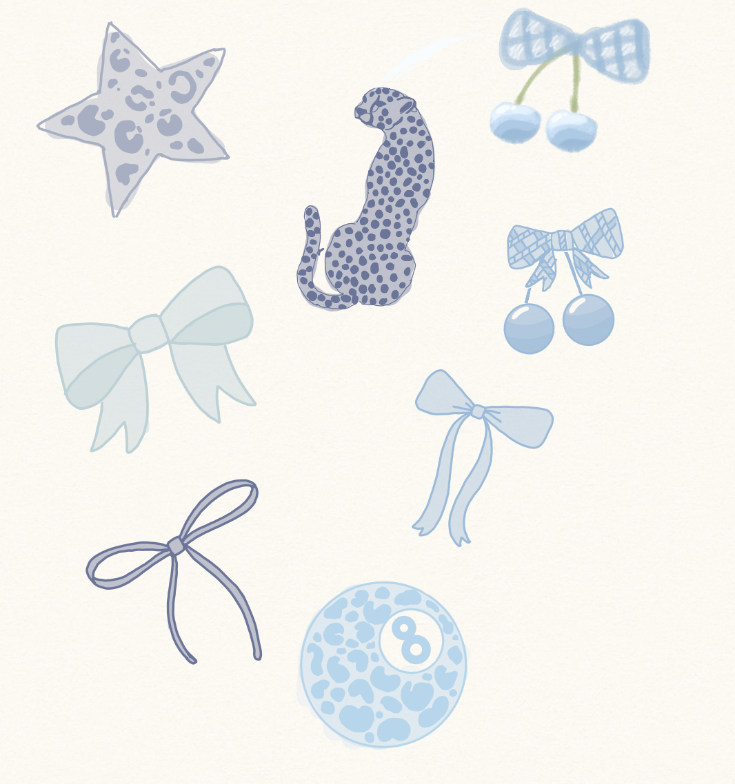 all things blue theme