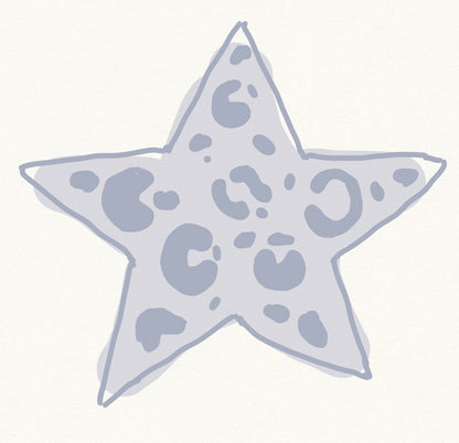 Cheetah print star
