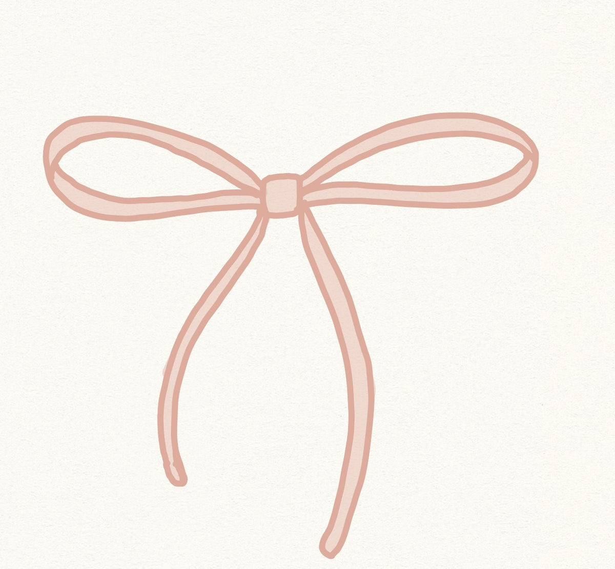 Bow number 1: pink