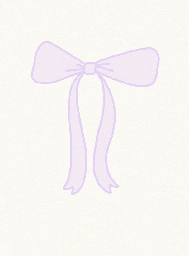 Bow number 3: lavender