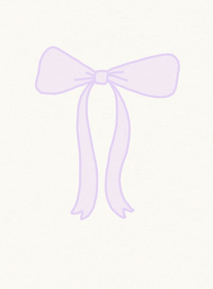 Bow number 3: lavender