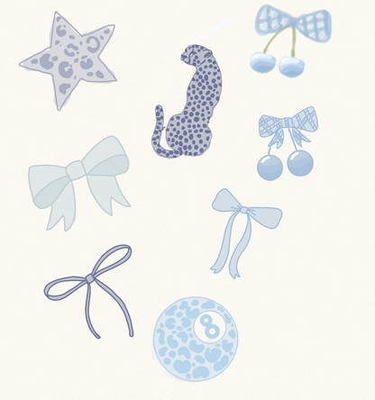all things blue theme