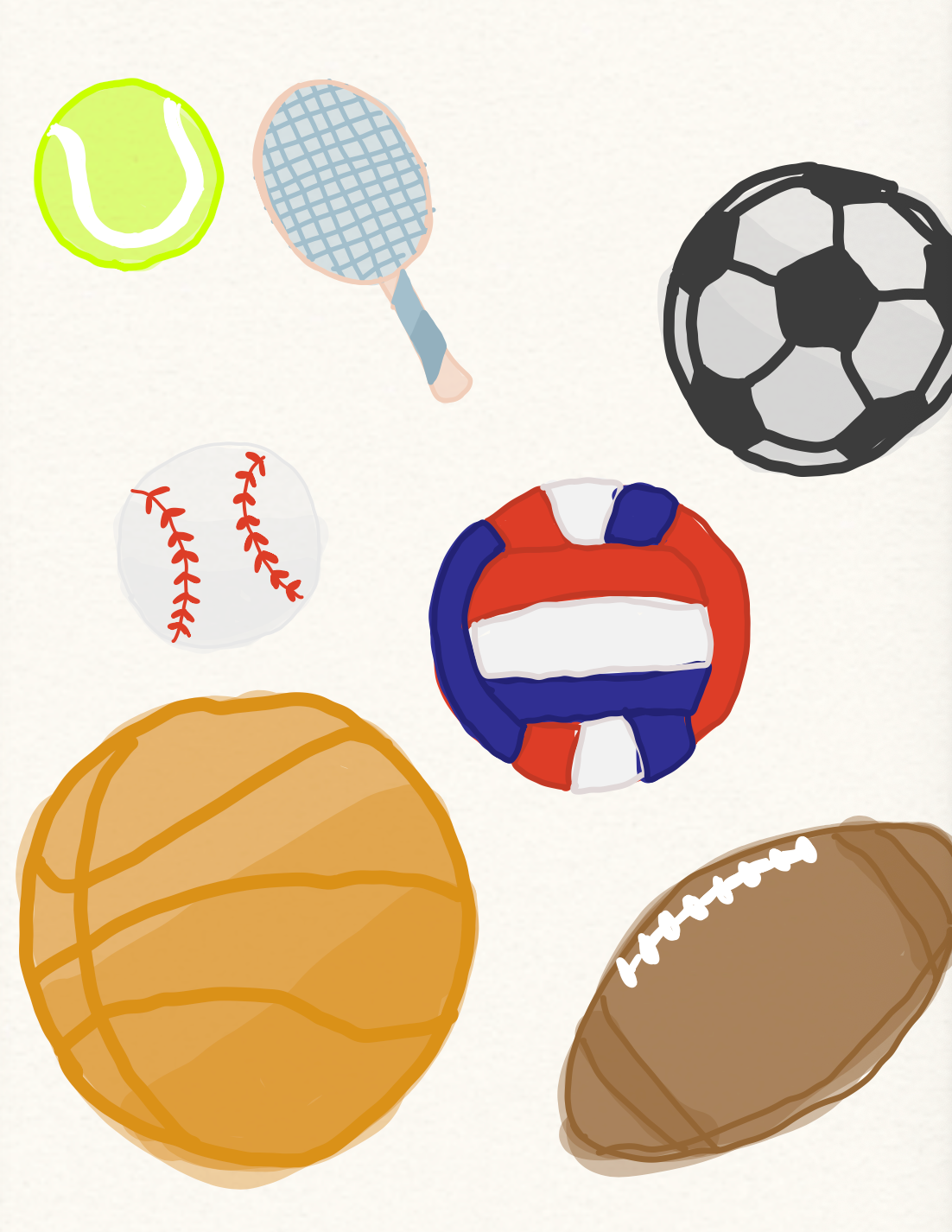 Assorted Sports Theme