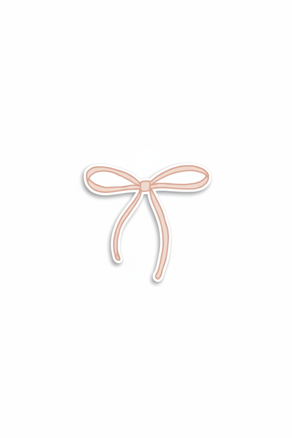 Bow Magnet — White Background
