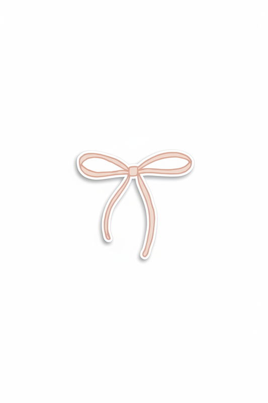 Bow Magnet — White Background