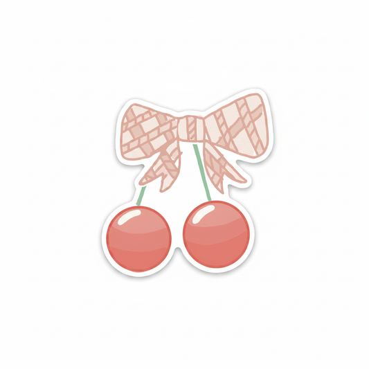 Cherry Magnet - White Background