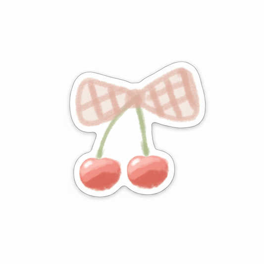 Cherry Magnet - White BG
