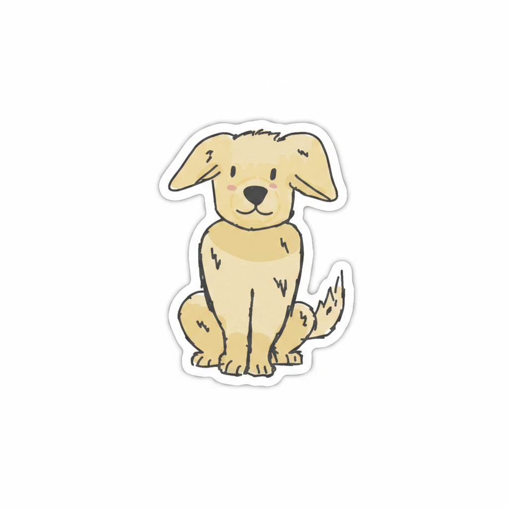 Golden Retriever Product Shot