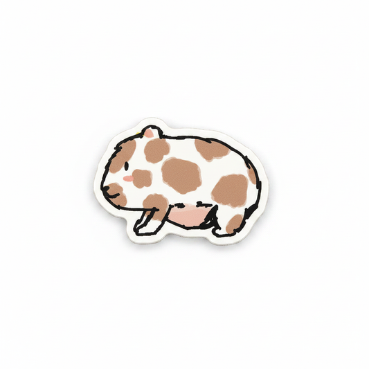Hamster Magnet - White Background