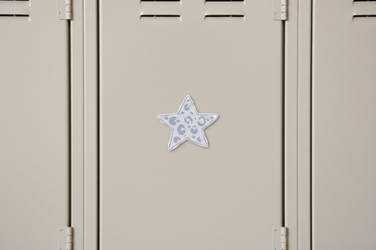 Leopard Star Magnet - Locker Shot