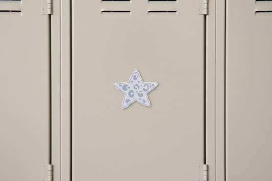 Leopard Star Magnet - Locker Shot